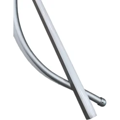 LAMPADARIO A SOSPENSIONE LED 65W ARGENTO SPIRALE ONDULATO LUCE 6500K VORTICE ORIZZONTALE 32477