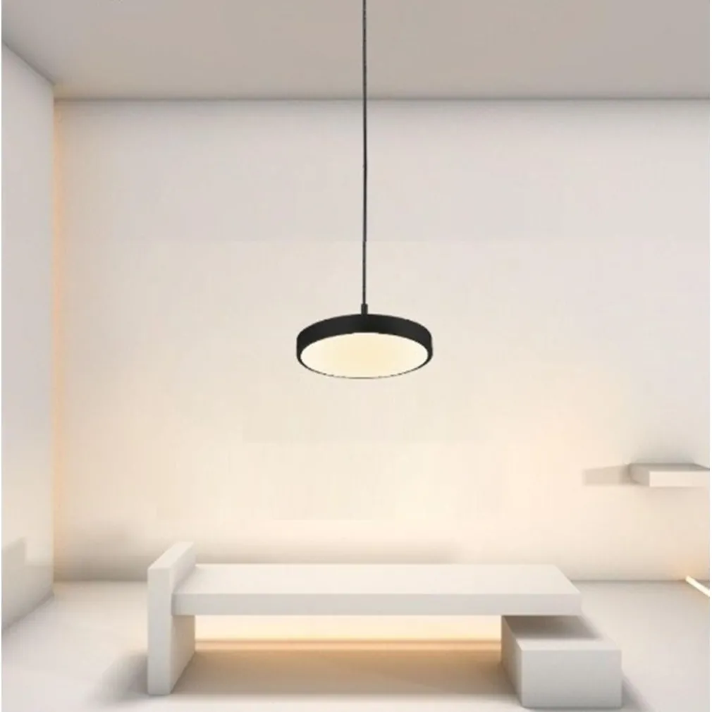 LAMPADARIO A SOSPENSIONE LED 40W NERO CERCHIO TONDO MODERNO MINIMAL LUCE 4000K 32897