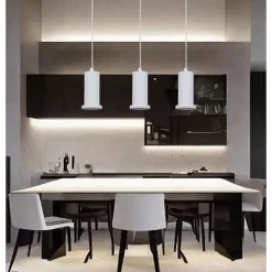 LAMPADARIO A SOSPENSIONE MODERNA CONTEMPORANEO BIANCO PORTALAMPADA PENDENTE E27 33832