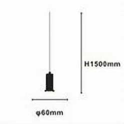 LAMPADARIO A SOSPENSIONE MODERNA CONTEMPORANEO NERO ORO PORTALAMPADA PENDENTE E27 33825