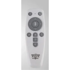 LAMPADARIO A SOSPENSIONE LED 18W RETTANGOLARE NERO CRISTALLO TELECOMANDO 32019