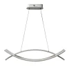 LAMPADARIO A SOSPENSIONE LED 2 LINEE CURVE BIANCO 42W CCT TRE TONALITA' DI LUCE LP-27-B3C