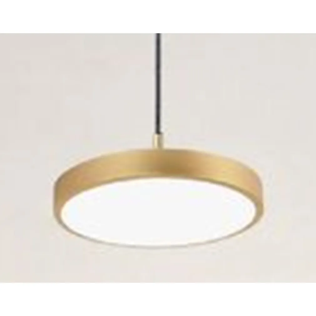 LAMPADARIO A SOSPENSIONE LED 40W ORO CERCHIO TONDO MODERNO MINIMAL LUCE 6500K 32927