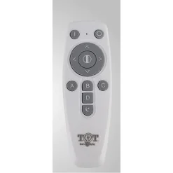 LAMPADARIO A SOSPENSIONE LED MODERNO DOPPIO CERCHIO BIANCO 58W CON TELECOMANDO 31869