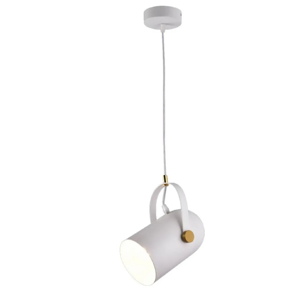 LAMPADARIO A SOSPENSIONE DA SOFFITTO DESIGN CON PARALUME ORIENTABILE ATTACCO E27 IP20 A21