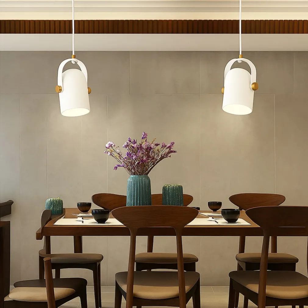 LAMPADARIO A SOSPENSIONE DA SOFFITTO DESIGN CON PARALUME ORIENTABILE ATTACCO E27 IP20 A21