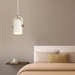 LAMPADARIO A SOSPENSIONE DA SOFFITTO DESIGN CON PARALUME ORIENTABILE ATTACCO E27 IP20 A21
