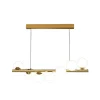 LAMPADARIO A SOSPENSIONE DA SOFFITTO BRONZO DECORATIVO CON 7 SFERE IN PLASTICA G9 A06