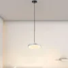 LAMPADARIO A SOSPENSIONE LED 40W ARGENTO CERCHIO TONDO MODERNO MINIMAL LUCE 4000K 32934