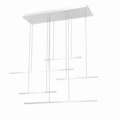 LAMPADARIO A SOSPENSIONE 38W A LED DESIGN MINIMAL 3 COLORAZIONE DI LUCE LP-43-3C