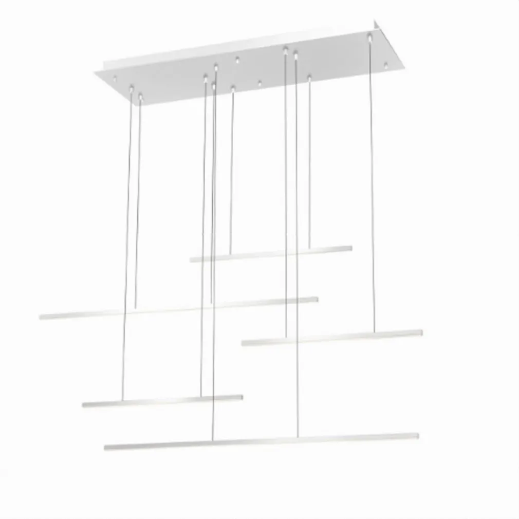 LAMPADARIO A SOSPENSIONE 38W A LED DESIGN MINIMAL 3 COLORAZIONE DI LUCE LP-43-3C