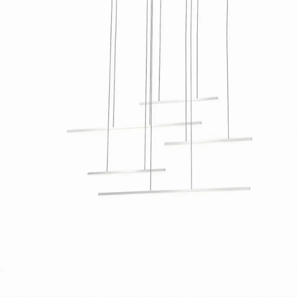 LAMPADARIO A SOSPENSIONE 38W A LED DESIGN MINIMAL 3 COLORAZIONE DI LUCE LP-43-3C