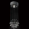 LAMPADARIO CON CRISTALLI GOCCIA DA SOFFITTO LAMPADA GU10 PENDENTE SOSPENSIONE 90620