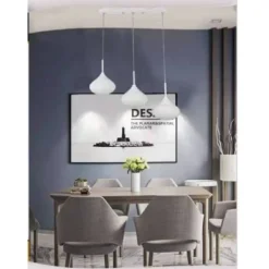 LAMPADARIO DA SOFFITTO A SOSPENSIONE DESIGN 3 GOCCE 36W-72W 3000K-6500K B03