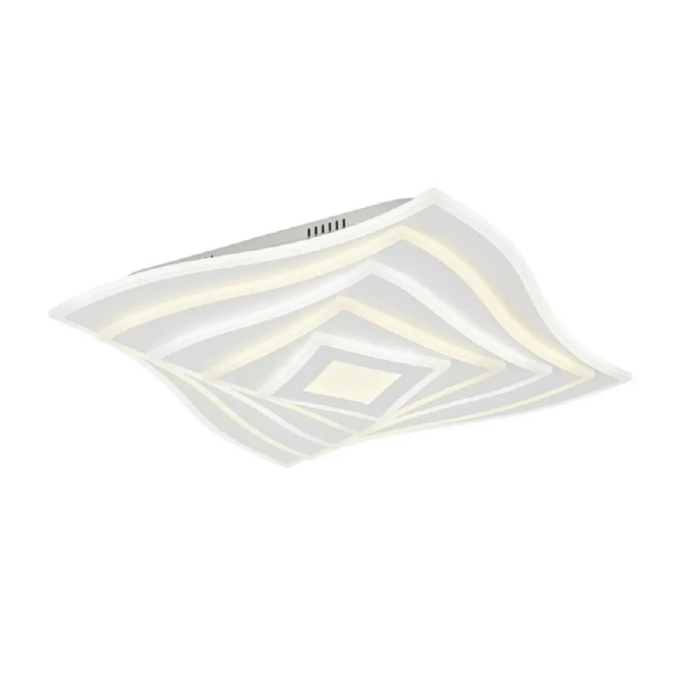 LAMPADARIO DA SOFFITTO DECORATIVO PLAFONIERA LED 75W TRE TONALITÀ DI LUCE C68-3C