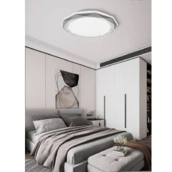 LAMPADARIO DA SOFFITTO PLAFONIERA LED 46WATT DIMMERABILE 3 TONI DI LUCE PN-10-3C
