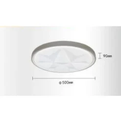 LAMPADARIO DA SOFFITTO PLAFONIERA CON 3 COLORI DI LUCE DESIGN MODERNO 60W PN093C