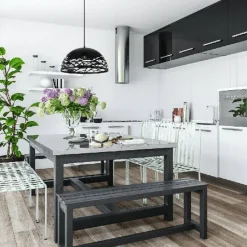 LAMPADARIO DESIGN CONTEMPORANEO PARALUME METALLO TRAFORATO SOSPENSIONE E27 A37 NERO