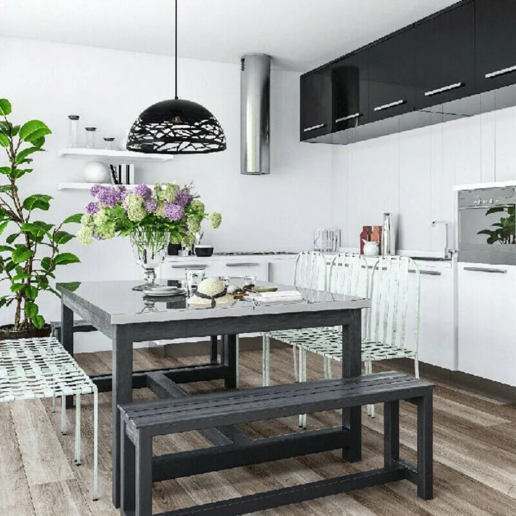 LAMPADARIO DESIGN CONTEMPORANEO PARALUME METALLO TRAFORATO SOSPENSIONE E27 A37 NERO