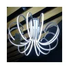 LAMPADARIO LAMPADA 8 NEON LUCE LED SOFFITTO SOSPENSIONE PENDENTE MODERNO DESIGN