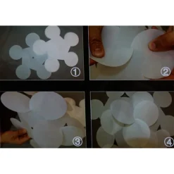 LAMPADARIO LAMPADA A SOSPENSIONE ROTONDO MODERNO EFFETTO ORIGAMI FANTASIA E27