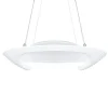 LAMPADARIO LAMPADA DISCO ANELLO TONDO LUCE LED SOFFITTO SOSPENSIONE PENDENTE MODERNO