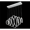 LAMPADARIO LAMPADA SOSPENSIONE ANELLI LUCE LED BIANCO FREDDO SOFFITTO PENDENTE