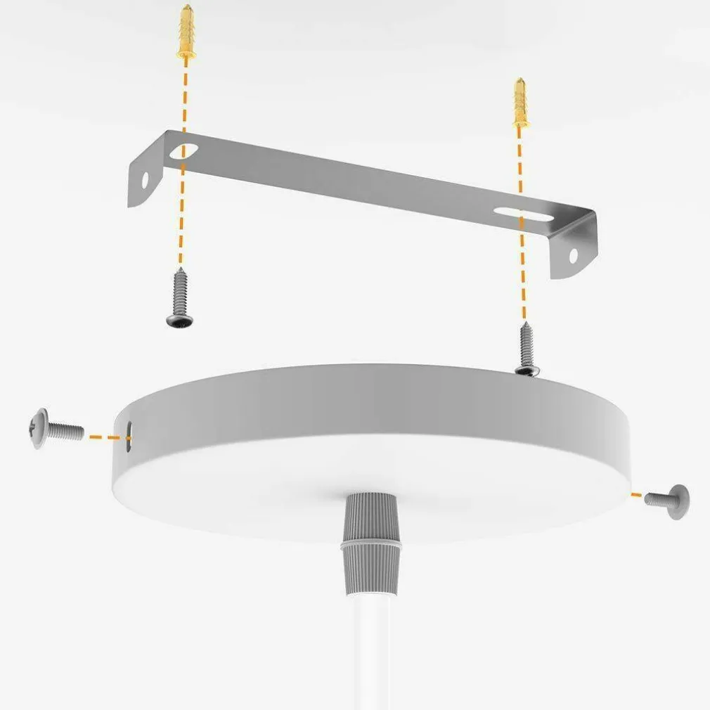 LAMPADARIO LAMPADA SOSPENSIONE CUBO 18CM DESIGN MODERNO PARALUME METALLO BIANCO