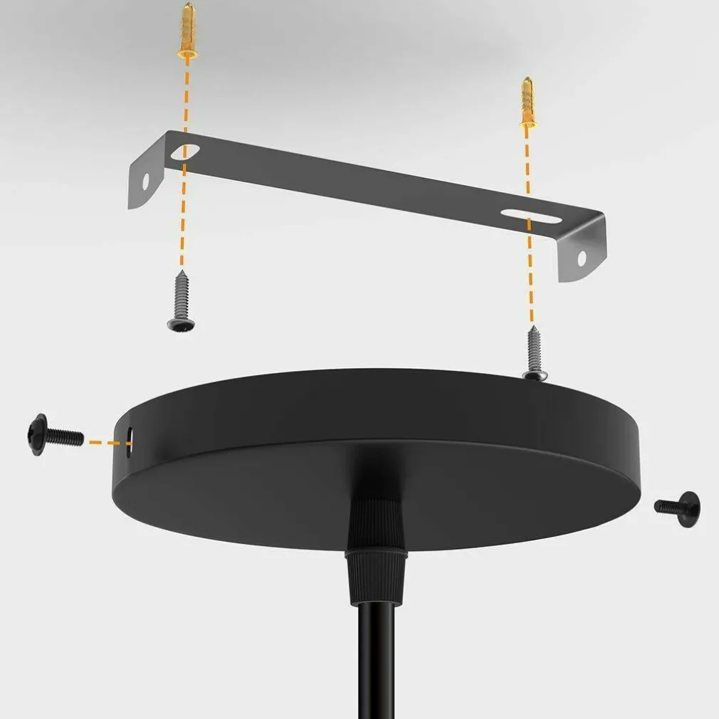 LAMPADARIO LAMPADA SOSPENSIONE CUBO 18CM DESIGN MODERNO PARALUME METALLO NERO