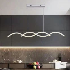 LAMPADARIO LED A SOSPENSIONE MODERNO LAMPADA TWIST 26W CCT LUCE VARIABILE 3000K-6500K A43-3C