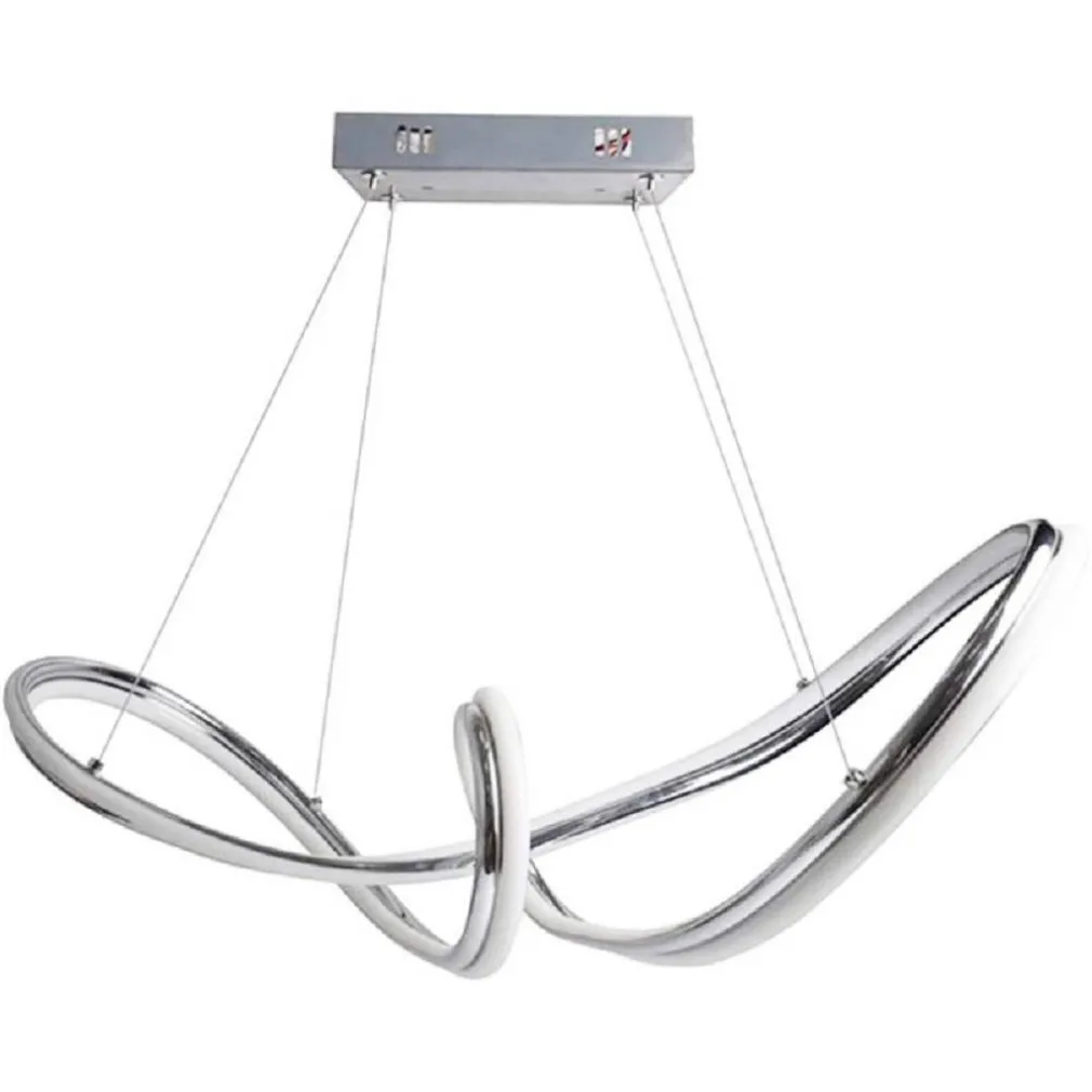 LAMPADARIO LED INTRECCIATO A FIOCCO A SOSPENSIONE 60W CCT 3 COLORAZIONE LUCE A59-A3C