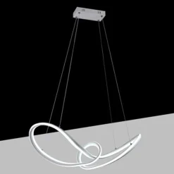 LAMPADARIO LED INTRECCIATO A FIOCCO A SOSPENSIONE 60W CCT 3 COLORAZIONE DI LUCE A59-B3C