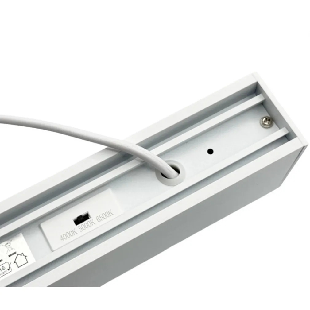 LAMPADARIO LED LINEARE A SOSPENSIONE SOFFITTO 40W MODULARE TECNOLOGIA CCT LL57-120C-3C