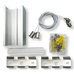 LAMPADARIO LED LINEARE A SOSPENSIONE SOFFITTO 40W MODULARE TECNOLOGIA CCT LL57-120C-3C