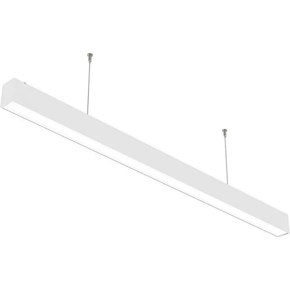 LAMPADARIO LED LINEARE A SOSPENSIONE SOFFITTO 40W MODULARE TECNOLOGIA CCT LL57-120C-3C