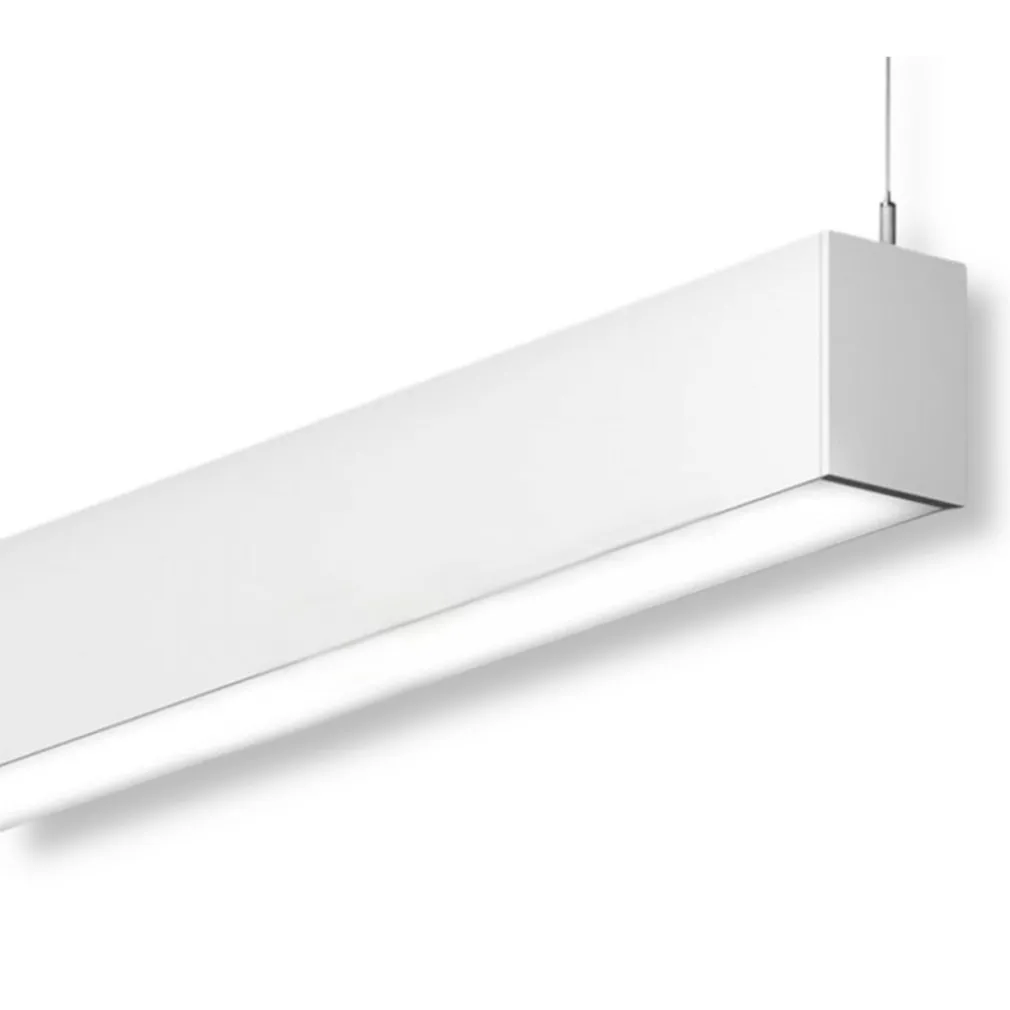 LAMPADARIO LED LINEARE A SOSPENSIONE SOFFITTO 40W MODULARE TECNOLOGIA CCT LL57-120C-3C