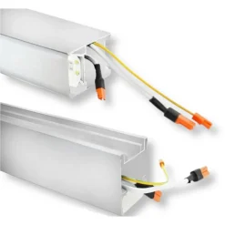 LAMPADARIO LED LINEARE A SOSPENSIONE SOFFITTO 40W MODULARE TECNOLOGIA CCT LL57-120C-3C