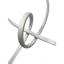 LAMPADARIO LED MODERNO FORMA FIOCCO 38 WATT TECNOLOGIA CCT 3 TEMPERATURE DI LUCE A07-3C