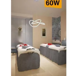 LAMPADARIO LED MODERNO INTRECCIATO LAMPADA SOFFITTO 60W LUCE 3000K 6500K 4000K A50B