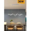 LAMPADARIO LED SOSPENSIONE 36W MODERNA TWIST BIANCO LUCE 6500K 3000K 4000K B65-B