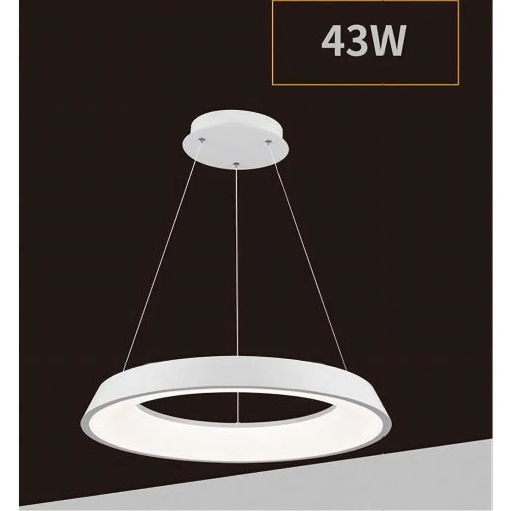 LAMPADARIO LED 43W TRE COLORAZIONI LUCE LAMPADA DA SOFFITTO ULTRA MODERNO A71-3C