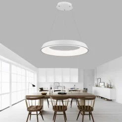 LAMPADARIO LED 43W TRE COLORAZIONI LUCE LAMPADA DA SOFFITTO ULTRA MODERNO A71-3C