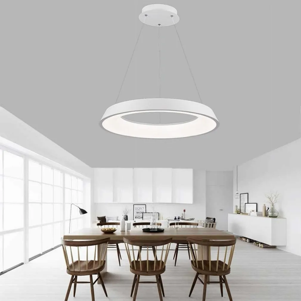 LAMPADARIO LED 43W TRE COLORAZIONI LUCE LAMPADA DA SOFFITTO ULTRA MODERNO A71-3C