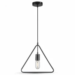 LAMPADARIO METALLO GEOMETRICO FORMA DI TRIANGOLO PENDENTE A SOSPENSIONE VT-3838