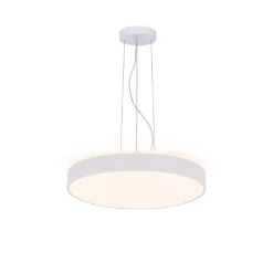 LAMPADARIO PENDENTE CERCHIO 60CM LED 65W LAMPADA UP DOWN MODERNA 2 TEMPERATURE LUCE