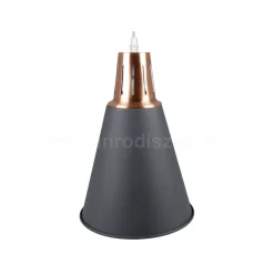 LAMPADARIO PENDENTE LAMPADA A SOSPENSIONE COLORE NERO SABBIA ALLUMINIO VT-7520