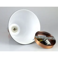 LAMPADARIO PENDENTE LAMPADA A SOSPENSIONE COLORE NERO SABBIA ALLUMINIO VT-7520