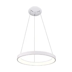 LAMPADARIO PENDENTE LED 42 W CCT LAMPADA SOSPENSIONE CIRCOLARE 58CM LUCI UFFICIO