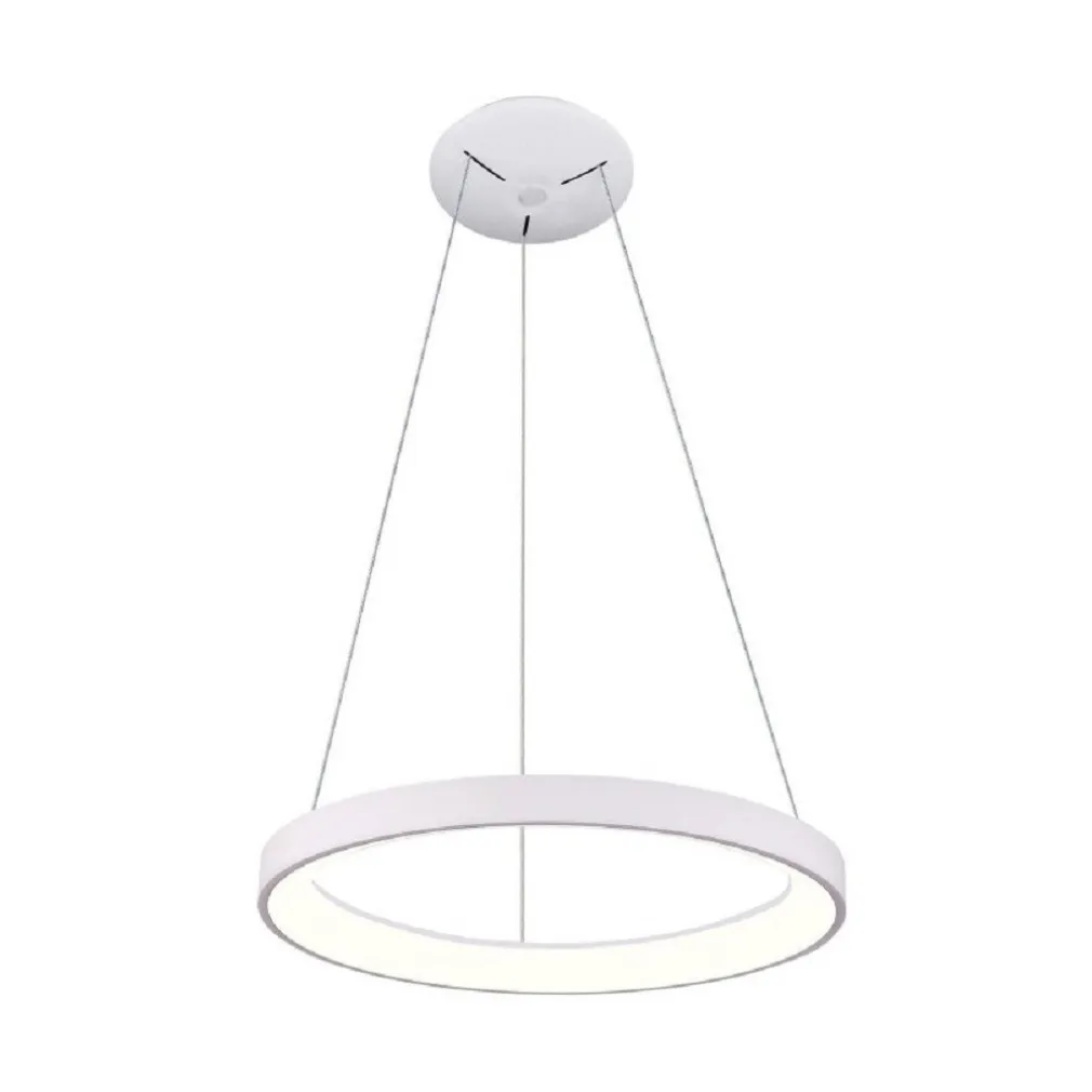 LAMPADARIO PENDENTE LED 42 W CCT LAMPADA SOSPENSIONE CIRCOLARE 58CM LUCI UFFICIO