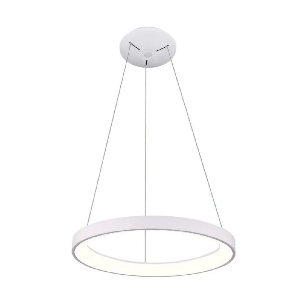 LAMPADARIO PENDENTE LED 60 WATT CCT LAMPADA SOSPENSIONE CIRCOLARE 78CM LUCI 230V